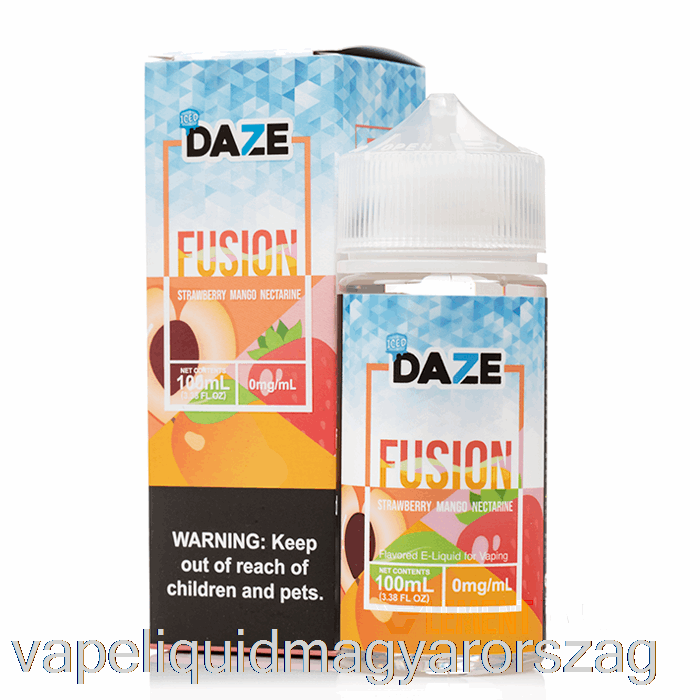 Jeges Eper Mangó Nektarin - 7 Daze Fúzió - 100 Ml 6 Mg Vape Folyadék